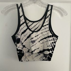 TARGET Black and White Crop Top